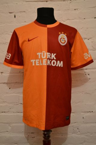 As Galatasaray Home Football Shirt 2013/2014 Soccer Jersey Nike Turkey Mens M