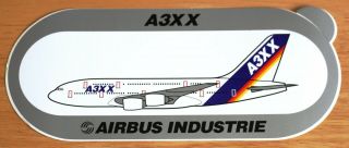 Official Airbus A380 Airliner Sticker Version 1 A3xx