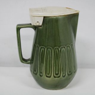 Vintage Speedy Green Ceramic Electric Jug 24 cm No Cord 454 2