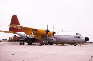 Colour Slide Dc - 130a 57 - 0461 Vc - 3 With Ryan Firebee Drone 1995