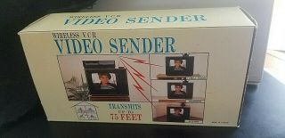 Video Sender Wv - 050 Vintage Wireless Video/audio Uhf Vhf Transmitter