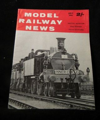 Model Railway News 1963 July Scale Drawings Practical Instructions Banner Signal