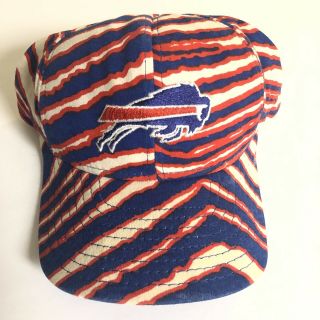Vintage 1990s Buffalo Bills Nfl Football Zubaz Snapback Hat Cap Made In Usa