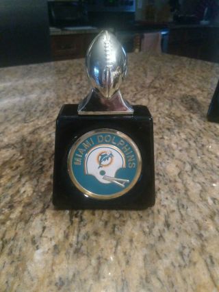Vintage Avon Miami Dolphins Nfl Decanter Early 1970 