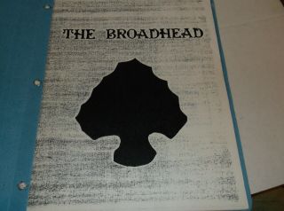 Broadhead Book Of Advertisments - - 80 Pages Of Vintage Heads
