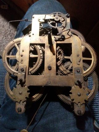 Vintage Seth Thomas Clock Movement - 6 3/4