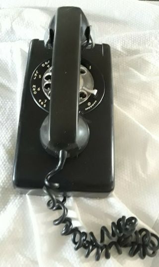 Vintage Rotary Wall Phone Bell System Made By Western Electric