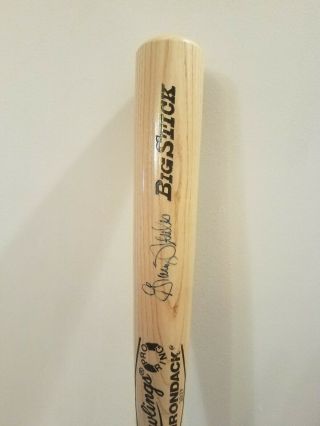 Graig Nettles Autograph Rawlings Adirondack 302f Baseball Bat,  Big Stick,  C.  O.  A.