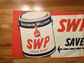 Vintage Sherwin Williams Paint Sign Cover The Earth Cleveland OH Advertising 2