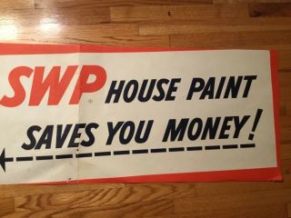 Vintage Sherwin Williams Paint Sign Cover The Earth Cleveland OH Advertising 3