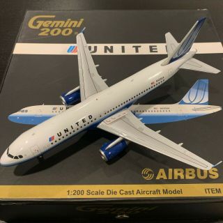 Gemini Jets 1:200 United Airlines Airbus A320 Tulip Blue N420ua G2ual018