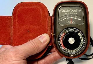 Vintage Weston Master Ii Universal Exposure Light Meter Model 736 With Case