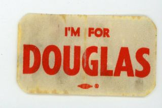 Vintage Political Campaign Sticker For Tommy Douglas Ndp Democratic Party