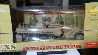 Kettenkrad With Trailer 1/6 Scale Very Large & Heavy