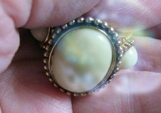 Distinctly Unusual Vintage " Nicholas Flamel " Vessel Wicca Adept Owned Ring
