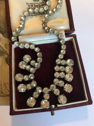 Vintage Art Deco 1930s Diamante - Paste Necklace