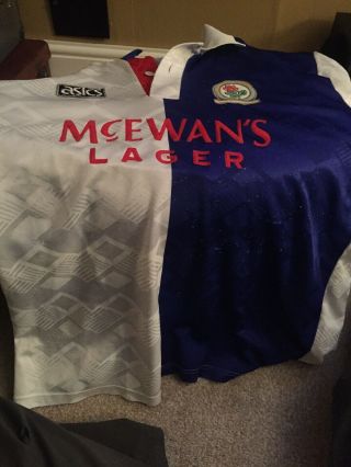 Vintage Blackburn Rovers Football Shirt - 1994 - 95 Champions - Size Xl