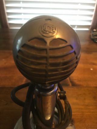 Vintage 1950 ' s RCA MI - 12016 H Aerodynamic Bullet microphone 2