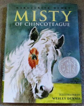 Misty Of Chincoteague By Marguerite Henry,  1975,  Hard Bouned Dust Jacket