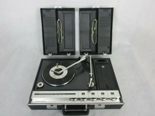 Vintage Panasonic Solid State Stereo Radio Phono.  Model Sg - 674 Portable