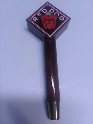 Red Dog Beer Tap Handle Rare Vintage Approx 8 "