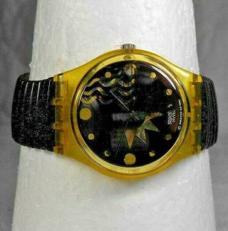 A Vintage Unisex Metal Flex Band Swiss 6808 Swatch Watch 816 4
