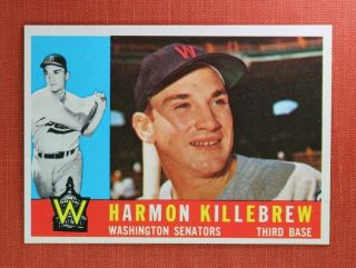 ∎ 1960 Topps Baseball Card Harmon Killebrew 210 Card