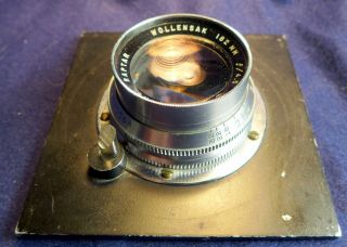 Vintage Wollensak 162mm F/4.  5 Darkroom Photo Printing Enlarging Raptar Lens
