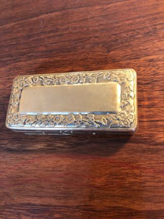 Vintage Gillette 1904 Patent Gold Tone Men’s Safety Razor Box Set Shaving Case 2