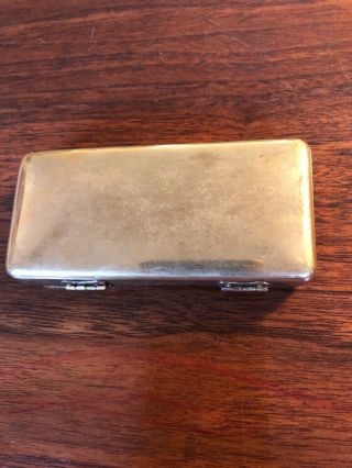Vintage Gillette 1904 Patent Gold Tone Men’s Safety Razor Box Set Shaving Case 3
