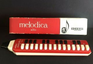 Vintage Hohner Melodica Alto Key Flute Organ With Box - Germany