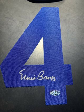 Ernie Banks Chicago Cubs All Time Legend Signed 4 - Ernie Banks Hologram