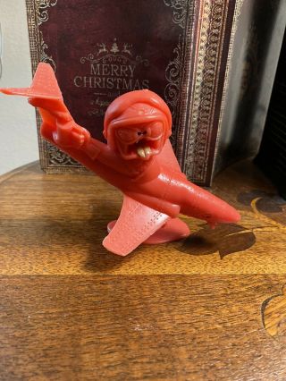 Vintage Freddy Flameout 1964 Nutty Mads Weird Ohs Marx Hawk Monster Airplane.