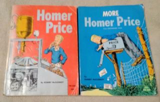 Homer Price & More 2 Vintage Scholastic Books Robert Mccloskey Centerburg Tales