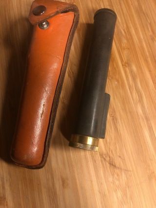 Vintage Hand Survey Level With Leather Case