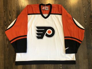 Vintage Nike Philadelphia Flyers Hockey Jersey Size 2xl Xxl