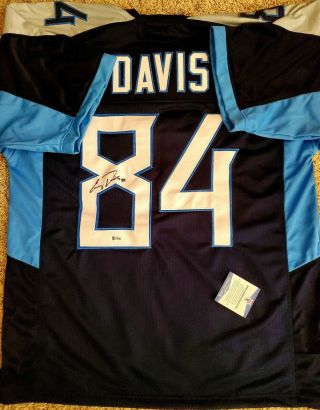 Corey Davis 84 Tennessee Titans Nfl Style Signed Jersey (beckett)