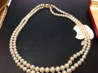 Vintage 9ct Gold And Pearl Necklace By Ciro
