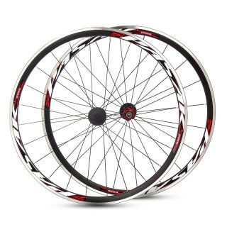 PASAK 700C Ultra Light Road Bike Wheel Front Rear Wheelset Aluminum Rim Deep C/V 2