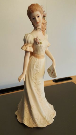 Figurine Victoria Signed “mizuno” Homco 1991 Vintage Masterpiece