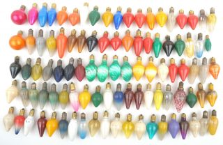 Vintage Figural Christmas Lights - Cone Lamps - Vesta/winfield/pifco Etc.
