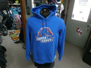 Boise State Broncos Blue Nike Hoodie Size Large Cotton Blend 25210