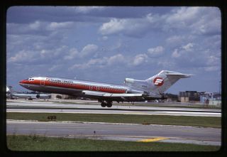 Frontier Horizon Boeing 727 - 100 N1902 35mm Kodachrome Aircraft Slide