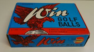 Vintage Win Golf Balls Boxed 1 Dozen