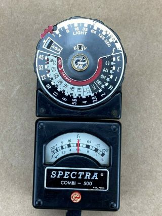Spectra Combi - 500 Model S - 501 Vintage Light Meter - Great 2