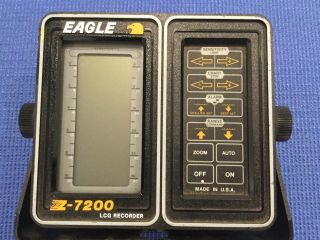 Vintage Eagle Fish Finder Locator Lcg Graph Recorder Z - 7200 Head Unit Only
