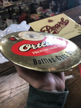 Vintage Ortlieb’s Premium Lager Beer Thermometer Philladelphia 2