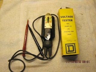 Vintage Wiggy Wigginto Voltage Tester Cat.  No.  5008 By Square D