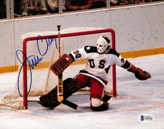 Jim Craig 1980 Usa Hockey Team Authentic Signed 8x10 Photo Bas F69120