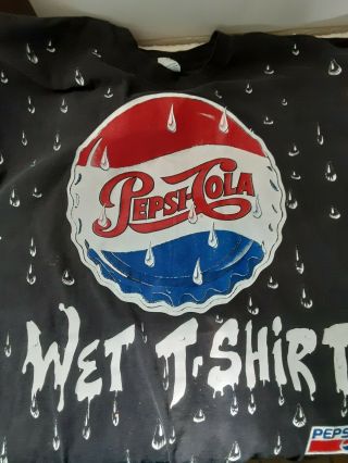 Pepsi Wet T - Shirt Vintage Use Does Have Little Spots